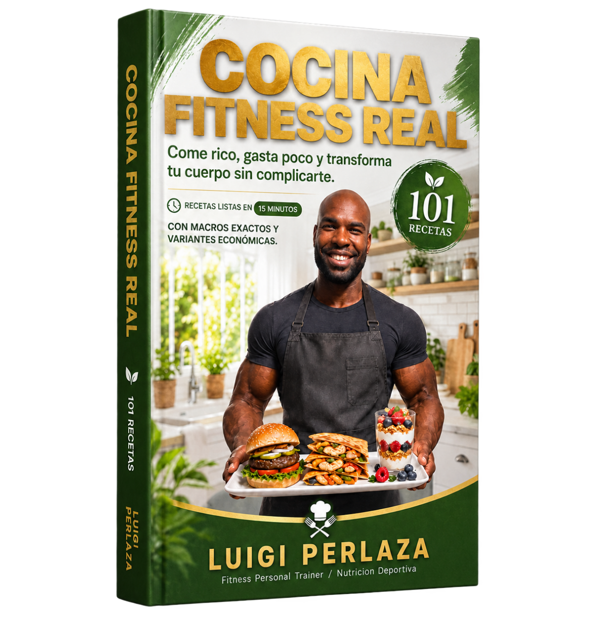 Cocina Fitness Real — 101 recetas con macros calculados, por Luigi Perlaza